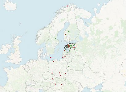 Eestis rõngastatud kaljukotkaste taasleiud